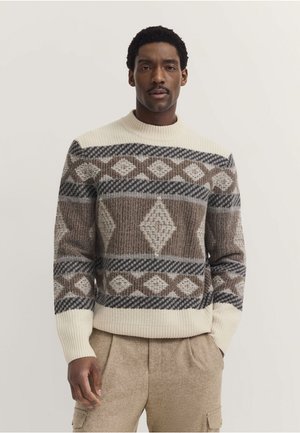 Maglione - ecru grau