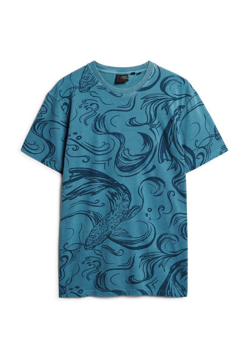 Superdry & Co T-shirt print blauw