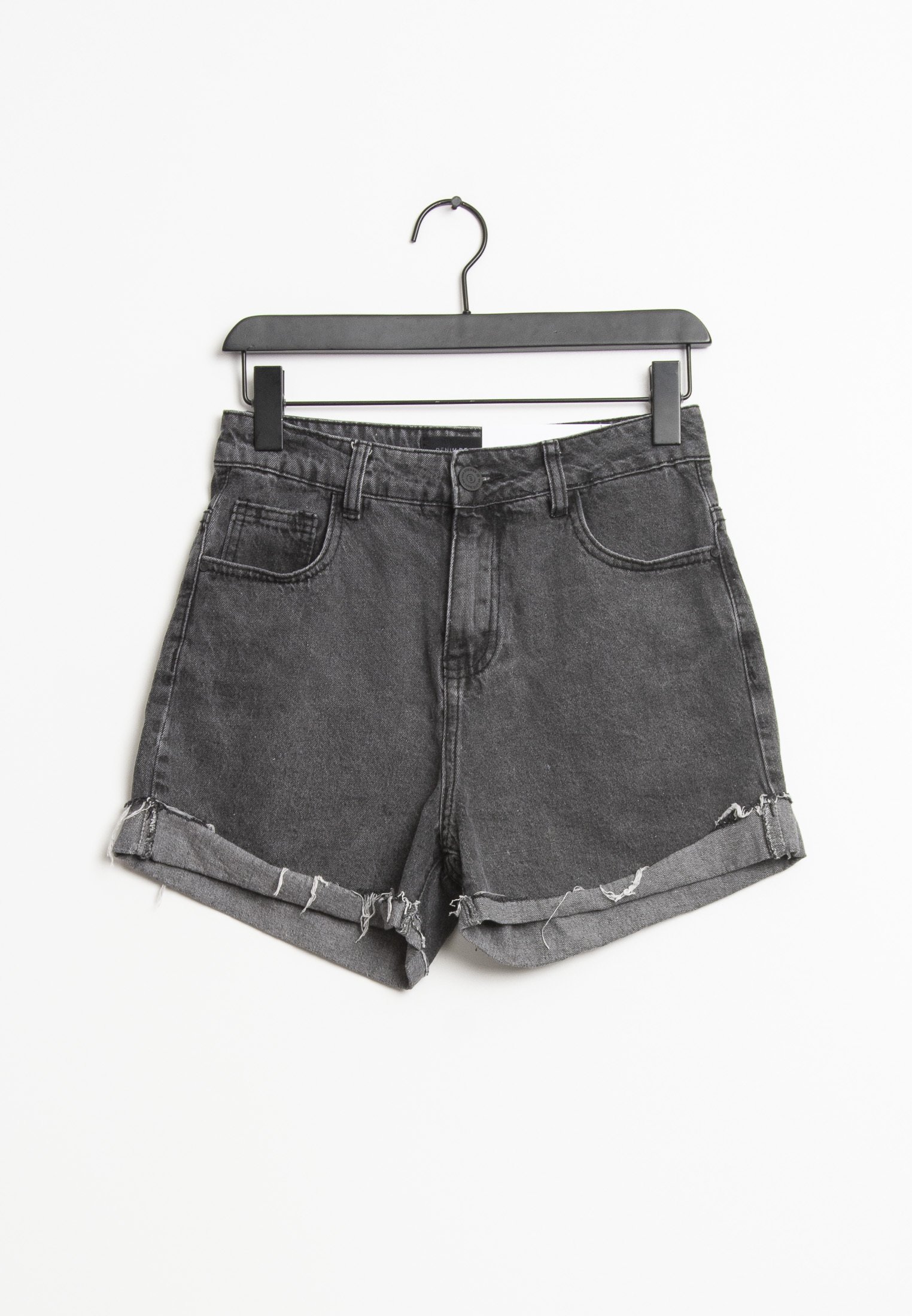 Zara Denim shorts - black - Zalando.de