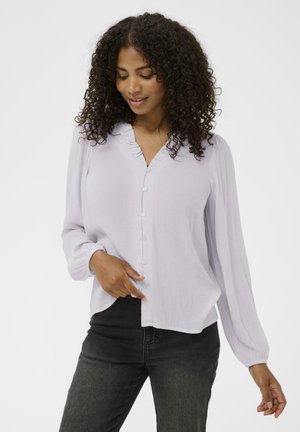 AMBER FRILL - Bluse - lavender blue