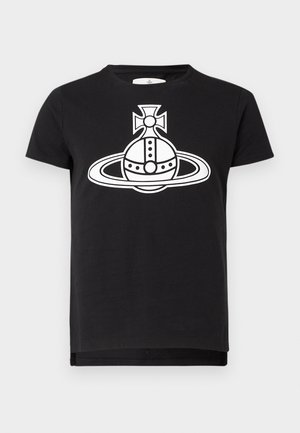 PARIS ORB PERU UNISEX - Majica kratkih rukava s printom - black