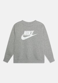 Unselected, dark grey heather/white