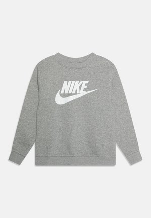 Nike Sportswear CLUB CREW UNISEX - Felpa - dark grey heather/white