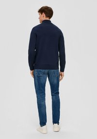 s.Oliver À COL ROULÉ - Strickpullover - navy