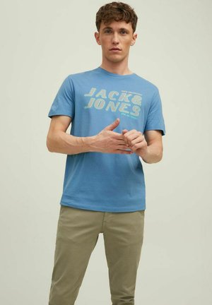 PHIL TEE CREW NECK - T-shirt med print - riviera
