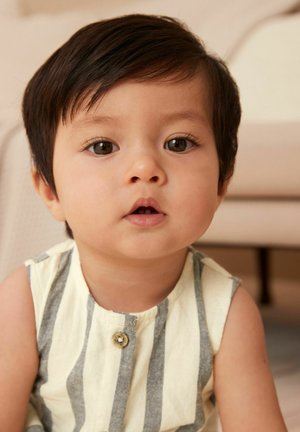 Next REGULAR FIT - Overall / Jumpsuit - grey white stripe
