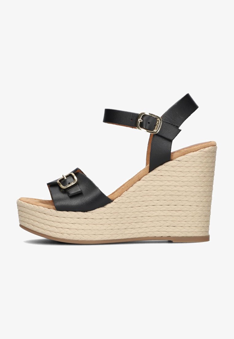 Unisa MELAO - Sandalen met hoge hak - zwart