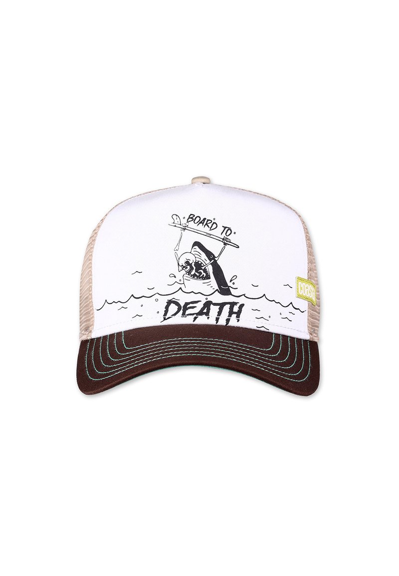 Coastal TRUCKER BOARD TO DEATH - Cap - weiß