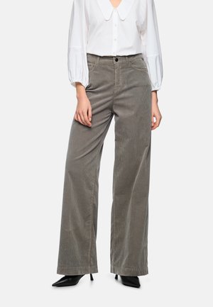 WARRI - Stoffhose - soft charcoal