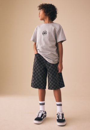 Next, REGULAR FIT - JORT - Lühikesed teksad - grey check