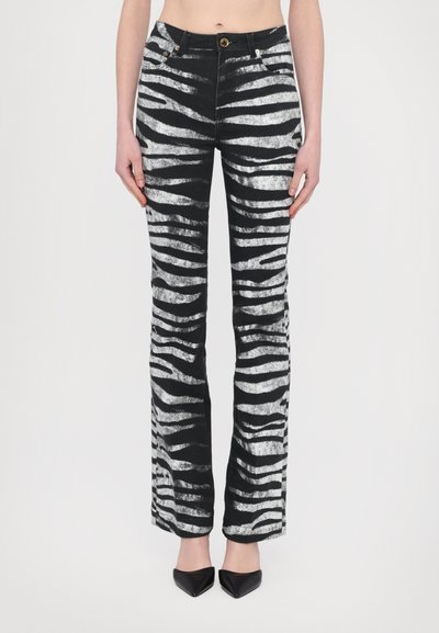 Roberto Cavalli Jean flare - nero/bianco
