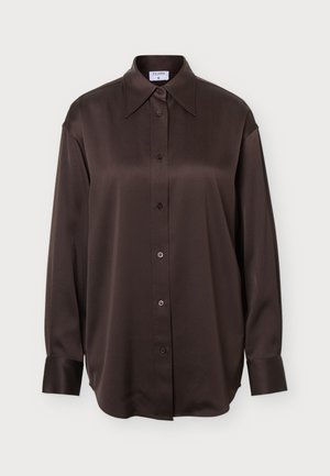 Filippa K, SHIRT - Риза с копчета - dark chocolate