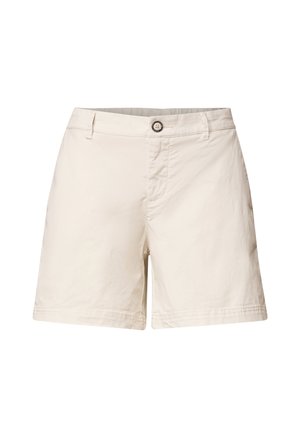 Street One, MID WAIST CHINO SHORTS IM CASUAL FIT - Short - silkstone white