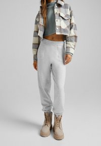 Bershka Stickad tröja - blue-grey