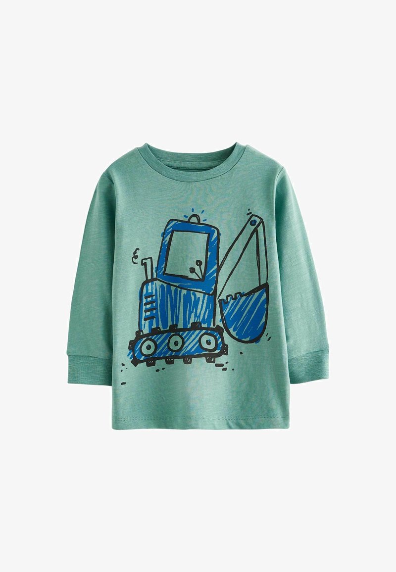 Next TRANSPORT - REGULAR FIT - Tops ar garām piedurknēm - green digger