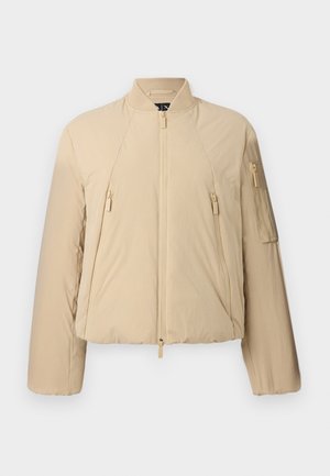 Armani Exchange, BLOUSON JACKET - Bombera - beige