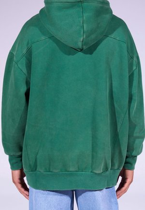 Sweat à capuche - mottled green