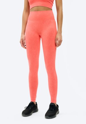 Stronger WASHED SEAMLESS - Κολάν - poppy red