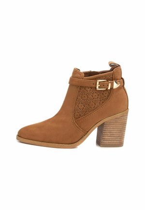 Stivaletti texani / biker - camel