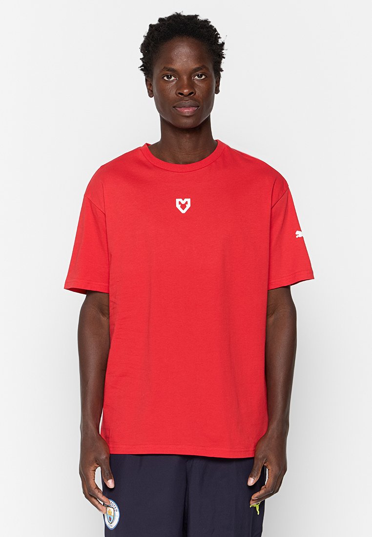 Puma T-shirt print rood
