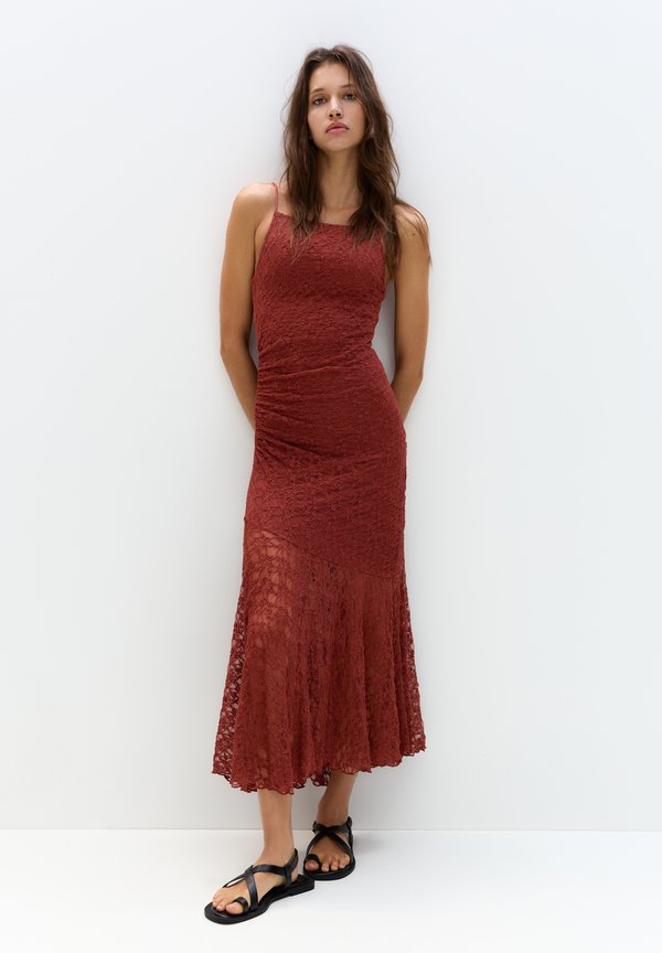 MIDI - Cocktailkleid/festliches Kleid - copper