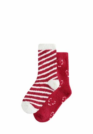 2 PACK  - Strømper - red candycane stripe