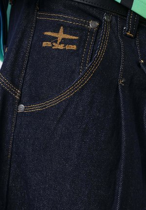 Project X Paris, JEAN À OURLETS CLASSY - Jean baggy - bleu denim brut