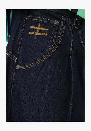 Project X Paris, JEAN À OURLETS CLASSY - Jean baggy - bleu denim brut
