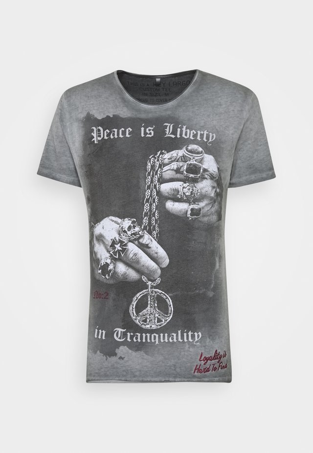 AWAKE - T-shirt imprimé - anthracite