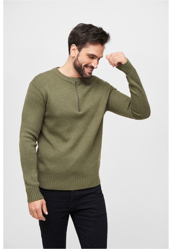 Strickpullover - olive