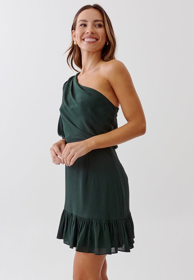 green dress blonde hair MORANA DRESS main image 1
