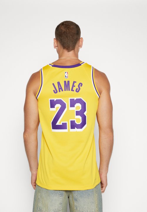 Nike NBA Los Angeles Lakers Icon Edition LeBron James 2022/23 Jersey Amarillo — foto 3