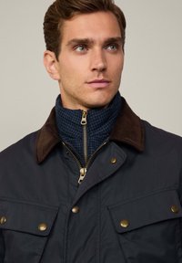 Hackett London DRYWAX 4 PKT VELO - Outdoorjas - midnight blue