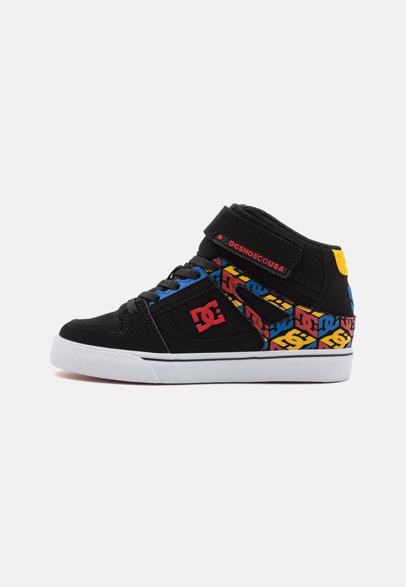 DC Shoes PURE HI TOP UNISEX - Sneakers alte - black/red