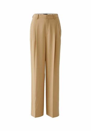 Oui BUNDFALTEN - Stoffhose - salty caramel