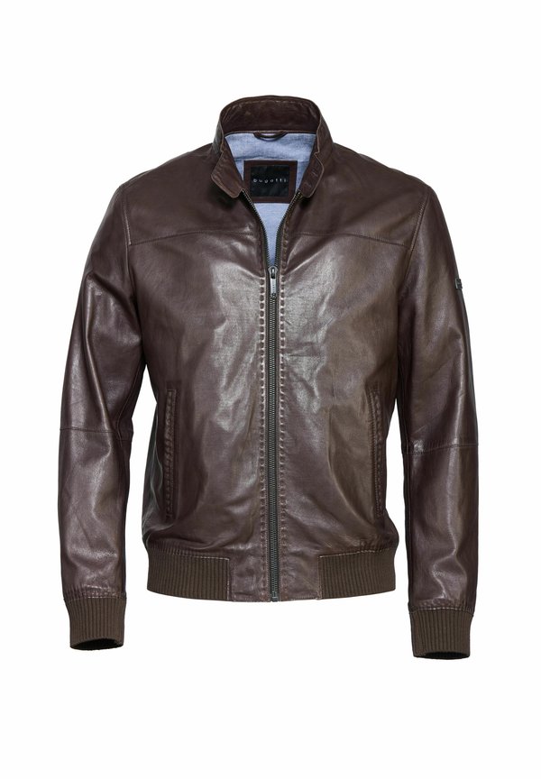 BULUCIO - Lederjacke - dunkelbraun