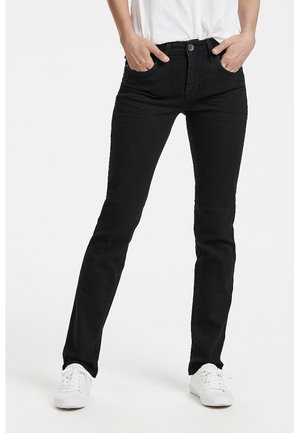 Straight leg jeans - black denim