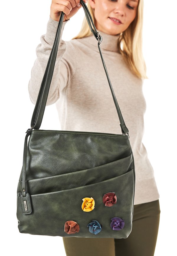 UMHÄNGE - Umhängetasche - grüngrau