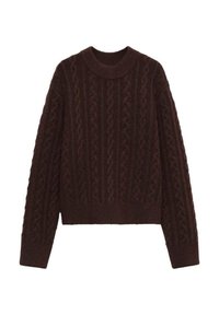 Mango Strickpullover - bordeaux