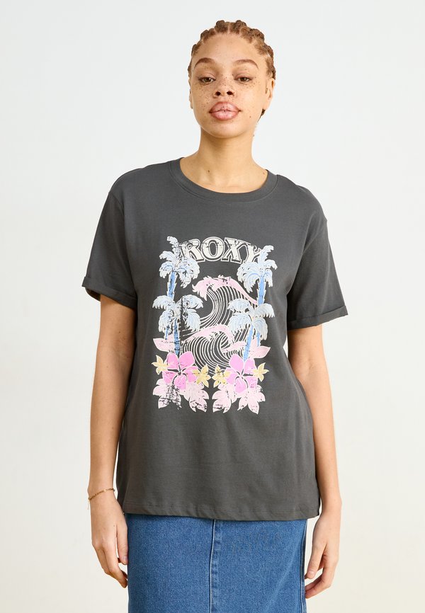 OCEANREGULAR POSTER - Print T-shirt - tarmac