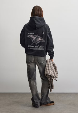 Pegador, TOURS OVERSIZED - Суитшърт с качулка - vintage black