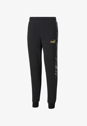 Puma, GRAPHIC SWEAT PANTS - Tracksuit bottoms - schwarz