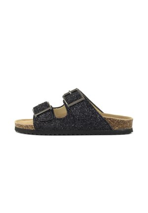 Pantolette flach - black