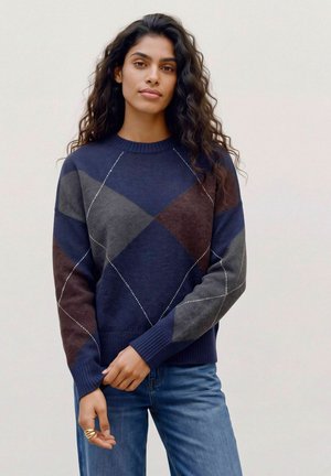 Vero Moda, JUMPER VMBOOM JUMPER - Pullover - navy blazer