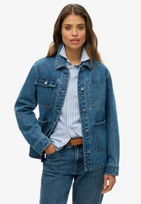 Superdry & Co CHORE - Giacca di jeans - beverley blue