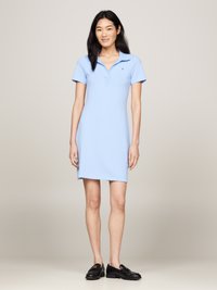 Tommy Hilfiger SLIM OPEN DRESS - Dnevna haljina - vessel blue