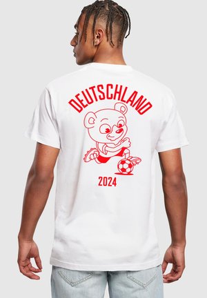 Mister Tee SOLID BEAR TEE - T-shirts med print - white
