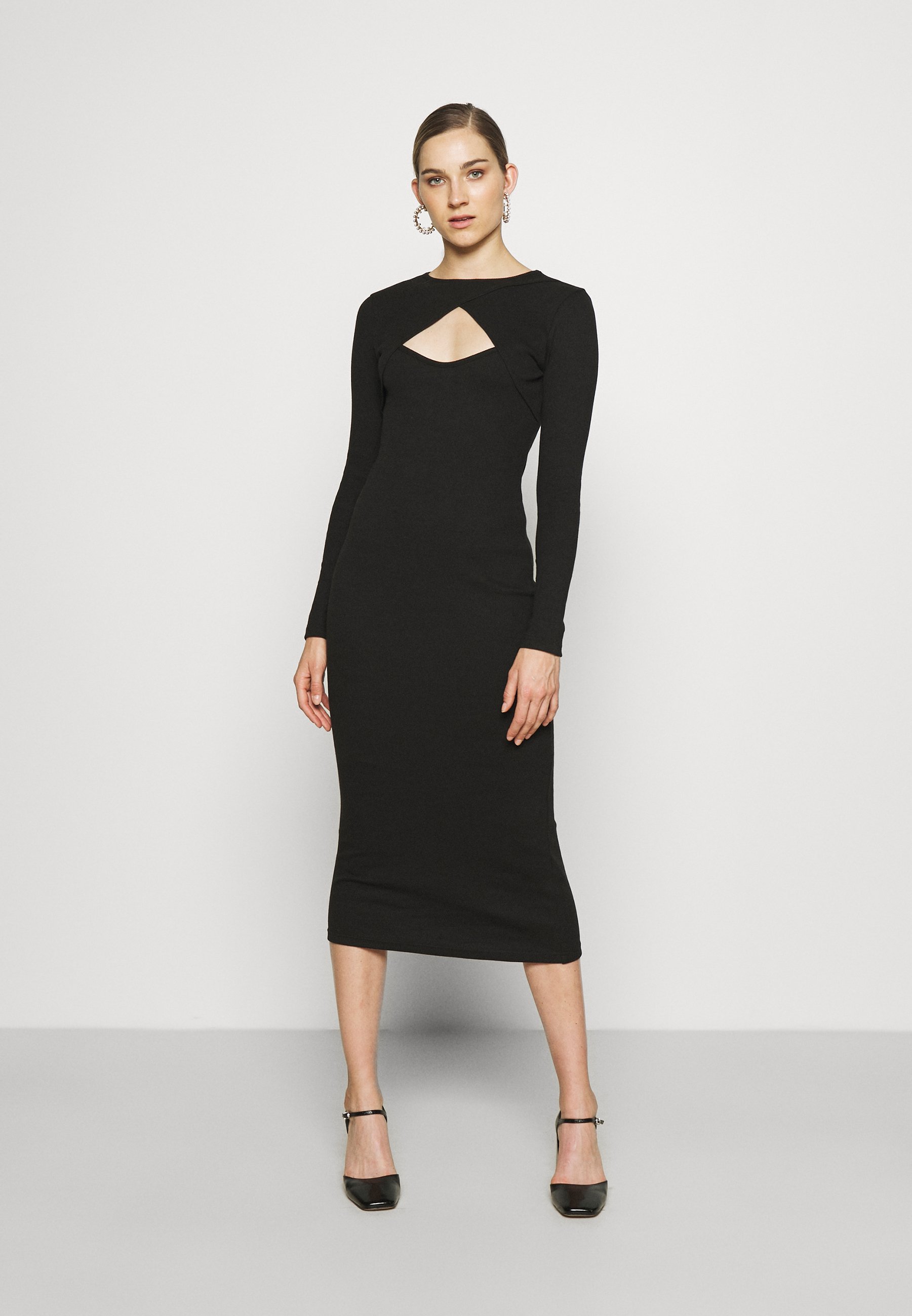 Missguided Tall CUT OUT DRESS - Freizeitkleid - black/schwarz - Zalando.at