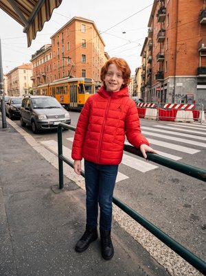 Jordan, MIDWEIGHT ACTIVE PUFFER - Veste d'hiver - university red