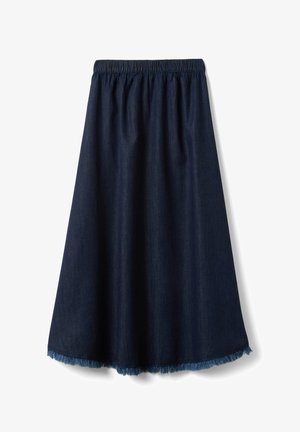 PIOMBO, Falda larga - denim blue